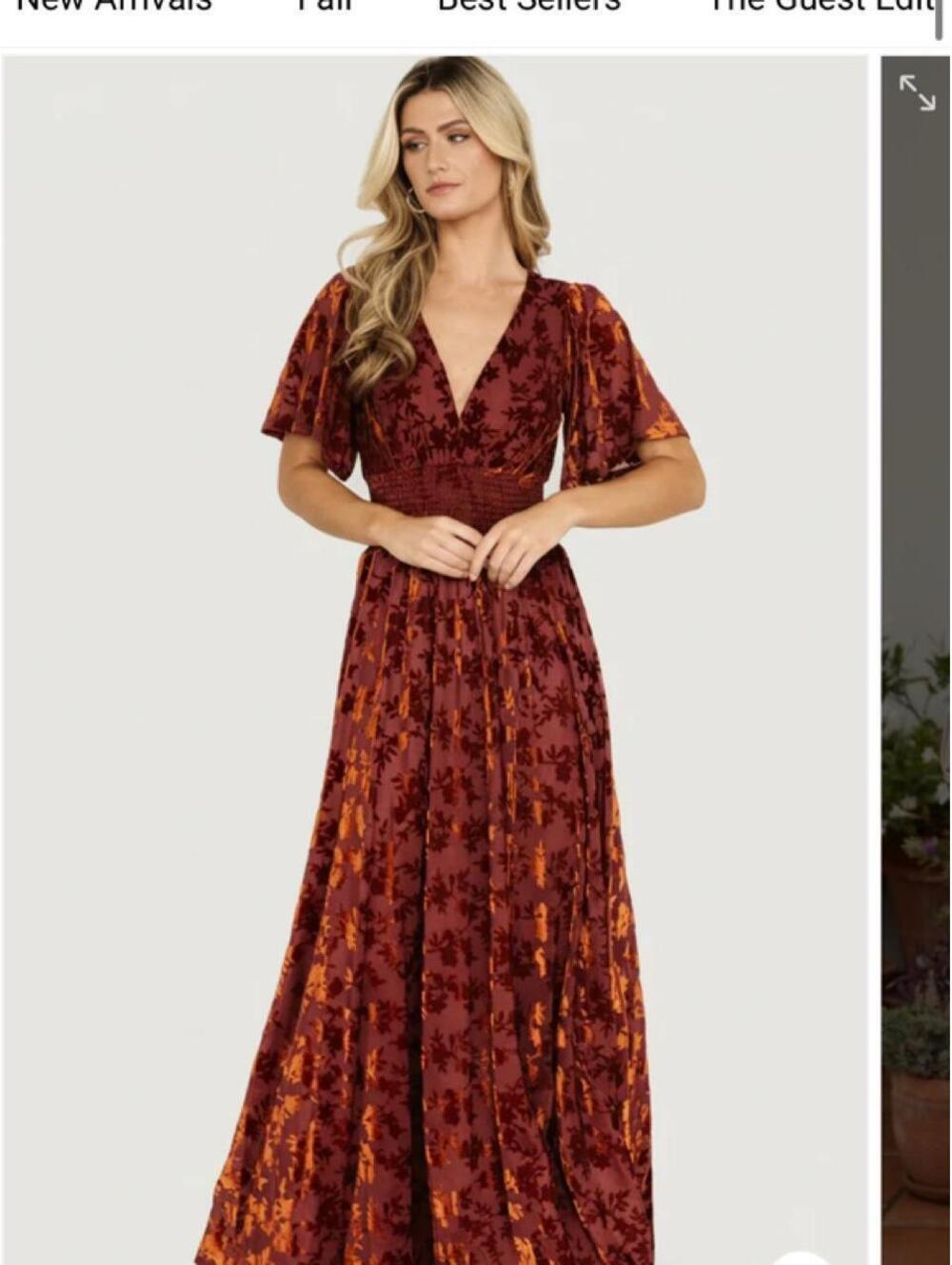 Balticborn Veronica velvet maxi dress